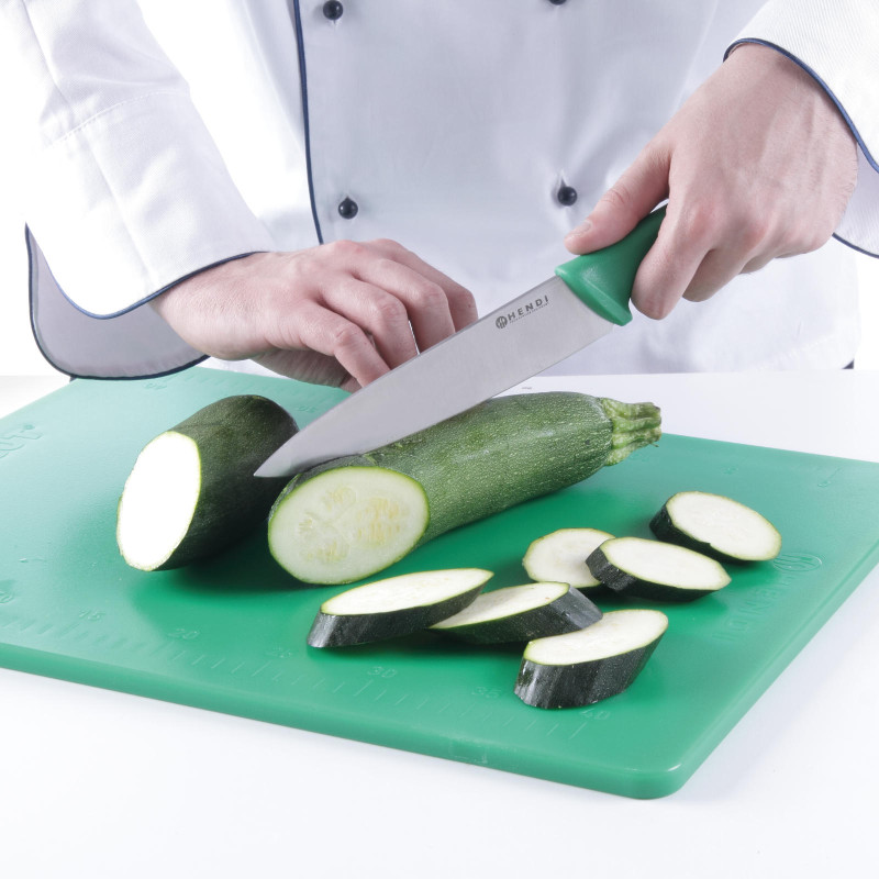 Virėjo peilis daržovėms ir vaisiams HACCP 320mm - žalias - HENDI 842614