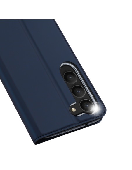 Dux Ducis Skin Pro dėklas, skirtas Samsung Galaxy S23+ dangtelis su atvartu kortelės piniginės stovu mėlynas Dux Ducis Skin Pro dėklas, skirtas Samsung Galaxy S23+ dangtelis su atvartu kortelės piniginės stovu mėlynas
