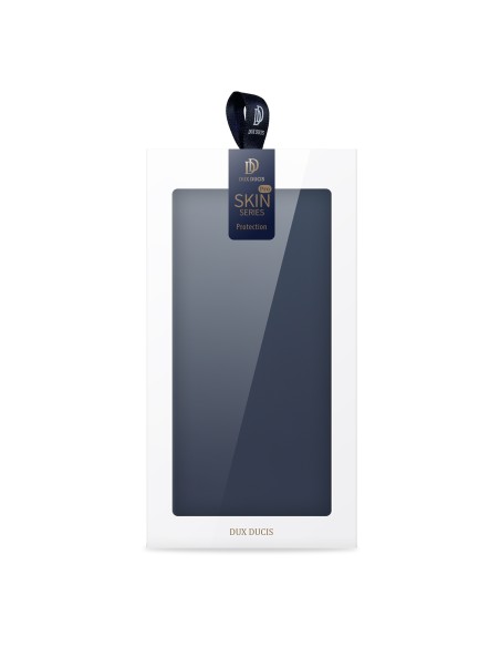 Dux Ducis Skin Pro dėklas, skirtas Samsung Galaxy S23+ dangtelis su atvartu kortelės piniginės stovu mėlynas Dux Ducis Skin Pro dėklas, skirtas Samsung Galaxy S23+ dangtelis su atvartu kortelės piniginės stovu mėlynas