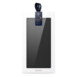 Dux Ducis Skin Pro dėklas, skirtas Samsung Galaxy S23 Ultra dangtelis su atvartu kortelės piniginės stovu juodas