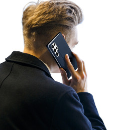 Dux Ducis Skin Pro dėklas, skirtas Samsung Galaxy S23 Ultra dangtelis su atvartu kortelės piniginės stovu mėlynas