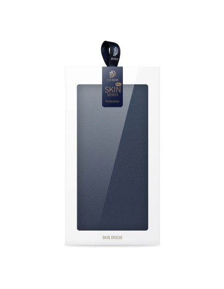 Dux Ducis Skin Pro dėklas, skirtas Samsung Galaxy S23 Ultra dangtelis su atvartu kortelės piniginės stovu mėlynas Dux Ducis Skin Pro dėklas, skirtas Samsung Galaxy S23 Ultra dangtelis su atvartu kortelės piniginės stovu mėlynas