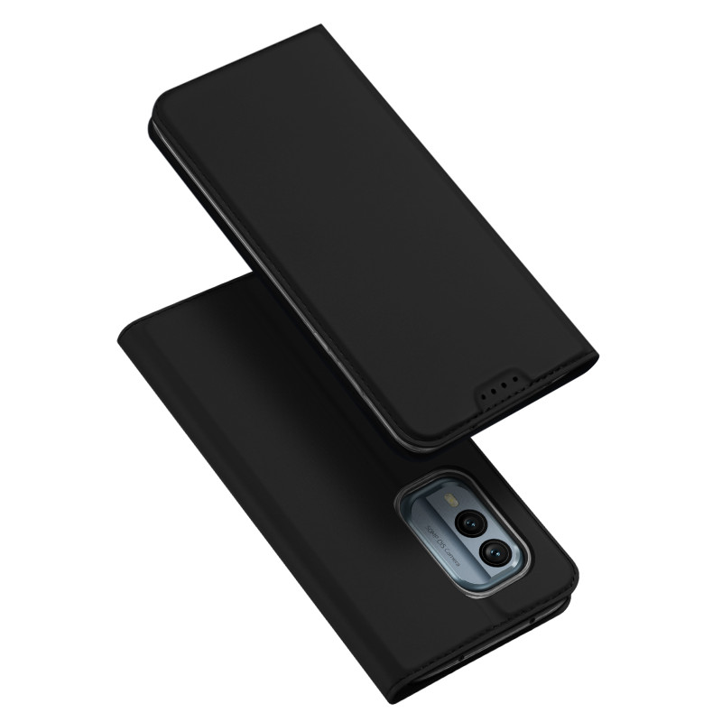 Dux Ducis Skin Pro dėklas, skirtas Nokia X30 dėklas su atvartu kortelių piniginės stovu juodas Dux Ducis Skin Pro dėklas, skirtas Nokia X30 dėklas su atvartu kortelių piniginės stovu juodas