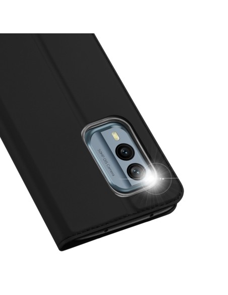 Dux Ducis Skin Pro dėklas, skirtas Nokia X30 dėklas su atvartu kortelių piniginės stovu juodas Dux Ducis Skin Pro dėklas, skirtas Nokia X30 dėklas su atvartu kortelių piniginės stovu juodas