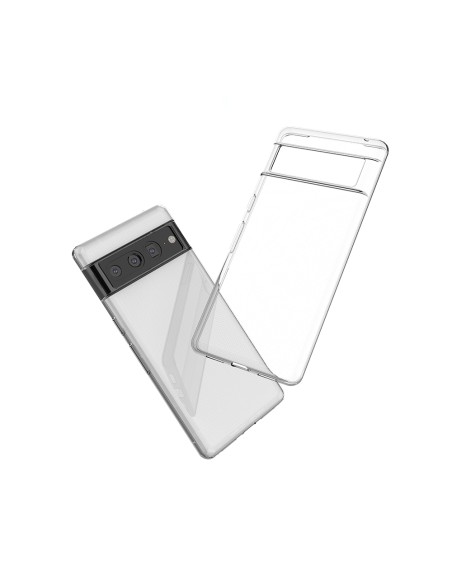 Itin skaidrus 0,5 mm Google Pixel 7 Pro Case Gel galinis dangtelis, skaidrus
