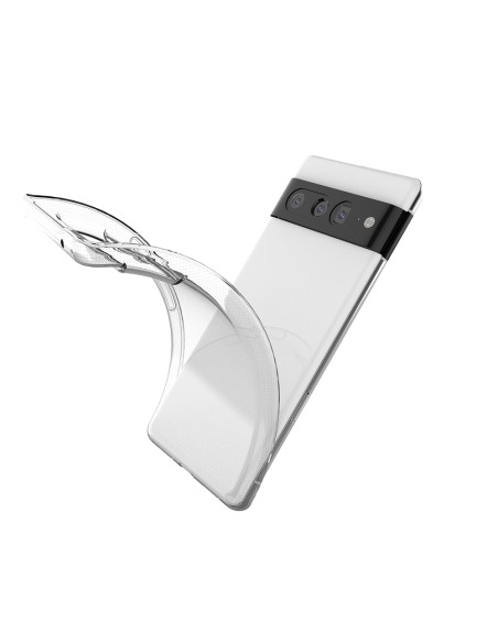 Itin skaidrus 0,5 mm Google Pixel 7 Pro Case Gel galinis dangtelis, skaidrus