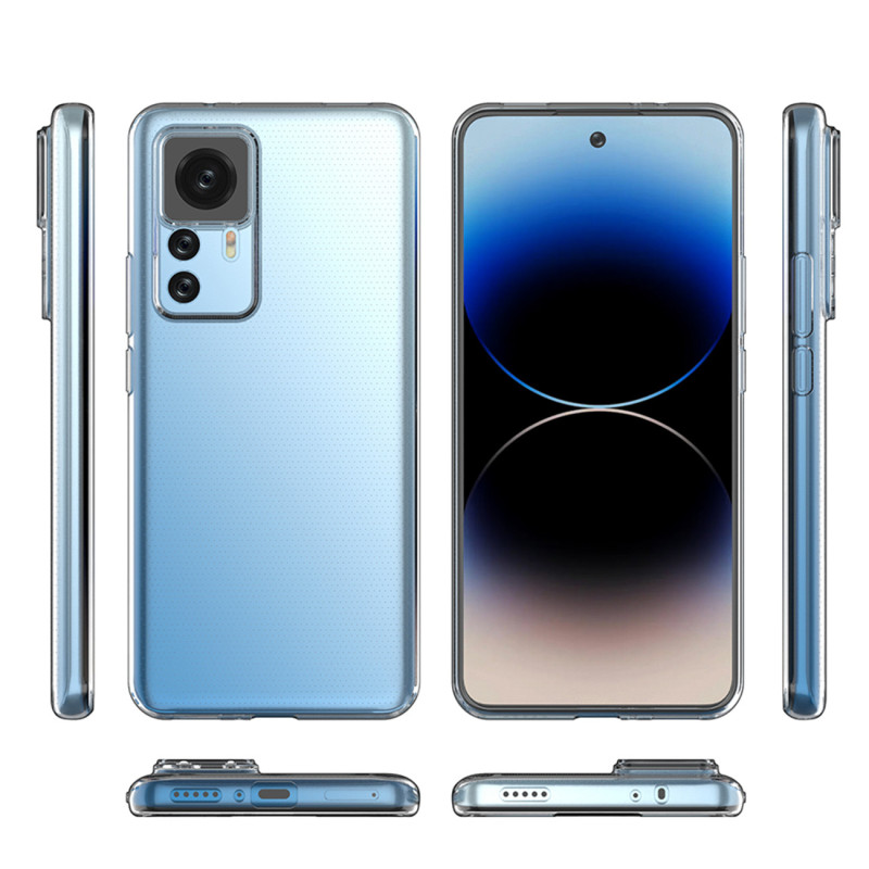 Itin skaidrus 0,5 mm Xiaomi 12T Pro dėklas / Xiaomi 12T plonas dangtelis, skaidrus