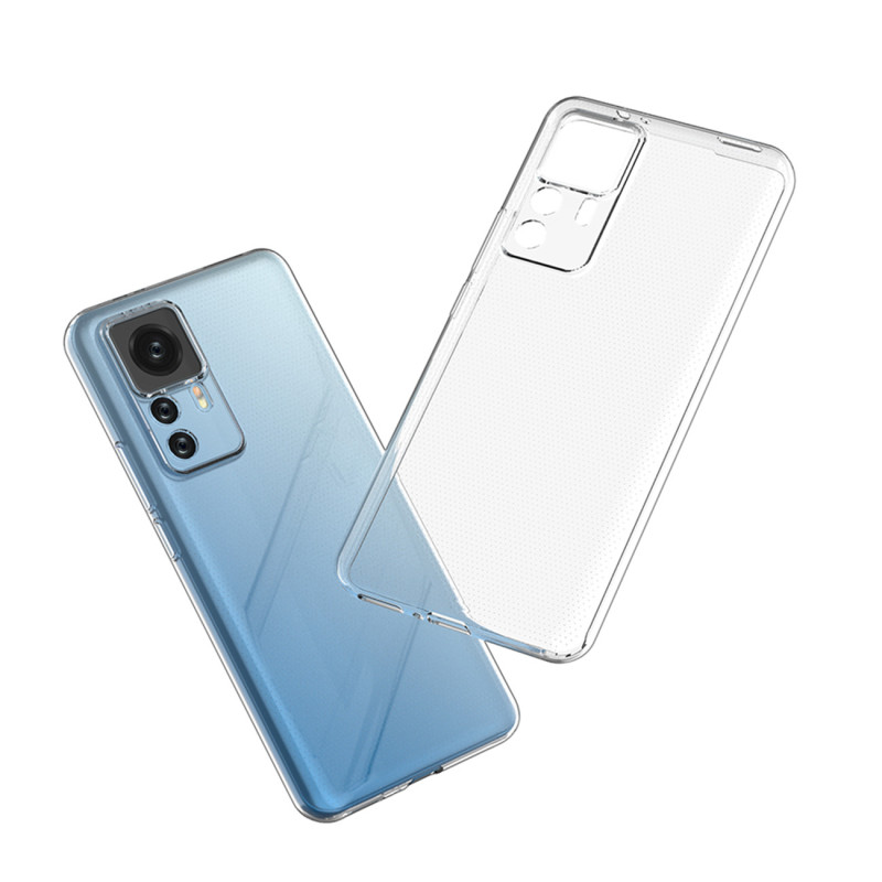 Itin skaidrus 0,5 mm Xiaomi 12T Pro dėklas / Xiaomi 12T plonas dangtelis, skaidrus
