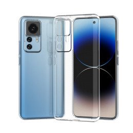 Itin skaidrus 0,5 mm Xiaomi 12T Pro dėklas / Xiaomi 12T plonas dangtelis, skaidrus