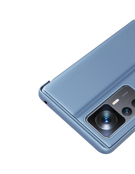 Clear View Case Xiaomi 12T Pro / Xiaomi 12T dangtelis su atvartu, juodas