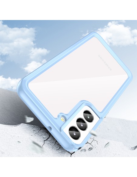 „Oper Space“ dėklas, skirtas Samsung Galaxy S23+, dangtelis lanksčiu rėmeliu, mėlynas