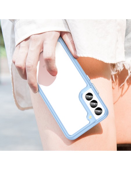 „Oper Space“ dėklas, skirtas Samsung Galaxy S23+, dangtelis lanksčiu rėmeliu, mėlynas