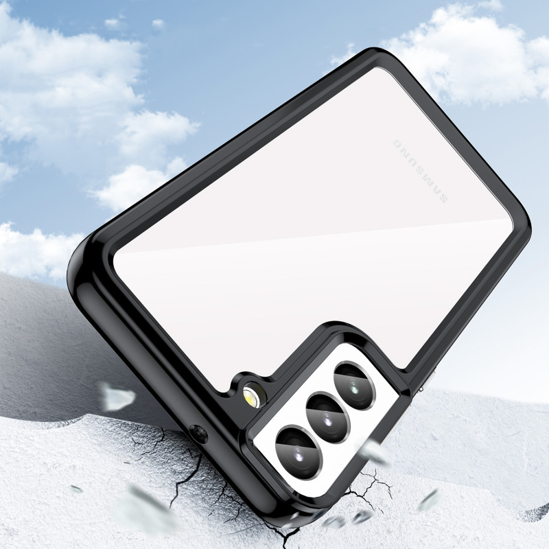 Outer Space Dėklas Samsung Galaxy S23+, dangtelis lanksčiu rėmeliu, juodas