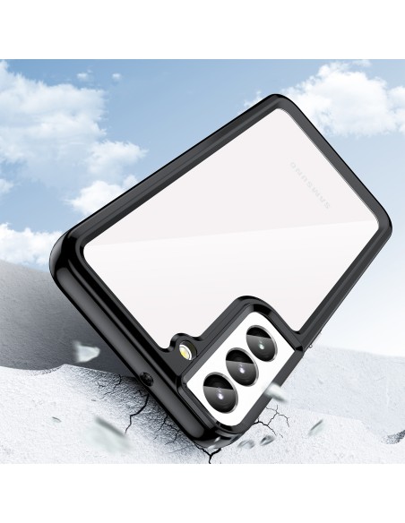 Outer Space Dėklas Samsung Galaxy S23+, dangtelis lanksčiu rėmeliu, juodas