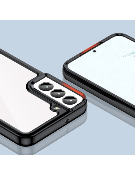 Outer Space Dėklas Samsung Galaxy S23+, dangtelis lanksčiu rėmeliu, juodas