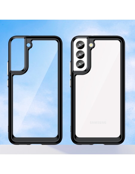 Outer Space Dėklas Samsung Galaxy S23+, dangtelis lanksčiu rėmeliu, juodas