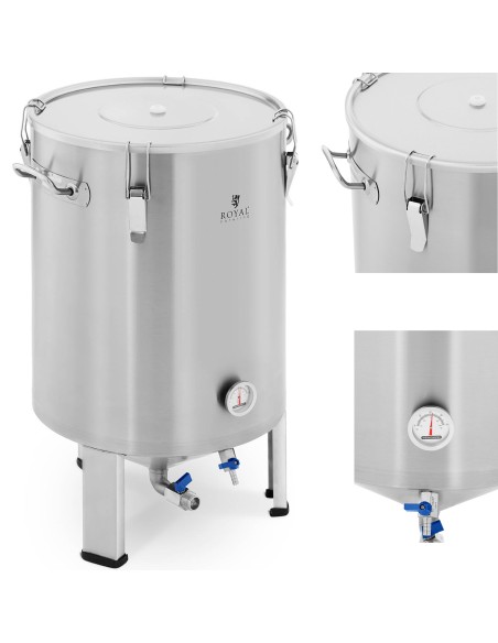 Konteinerių fermentacijos katilas nerūdijančio plieno alaus fermentatorius 60 l Konteinerių fermentacijos katilas nerūdijančio plieno alaus fermentatorius 60 l