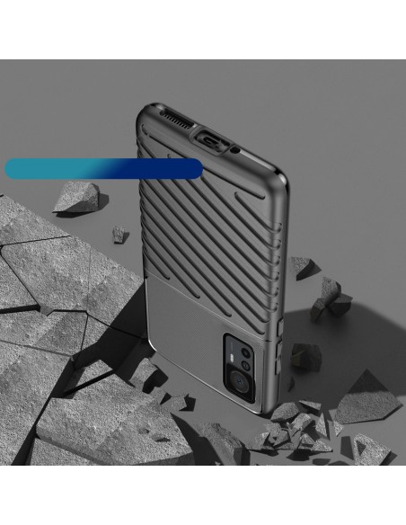 „Thunder Case Xiaomi 12T Pro“ / „Xiaomi 12T“ silikoninis šarvuotas dangtelis juodas „Thunder Case Xiaomi 12T Pro“ / „Xiaomi 12T“ silikoninis šarvuotas dangtelis juodas