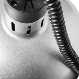Infraraudonųjų spindulių šildymo lempa indams IR pakabinama sidabro sk. 28,5cm 250W