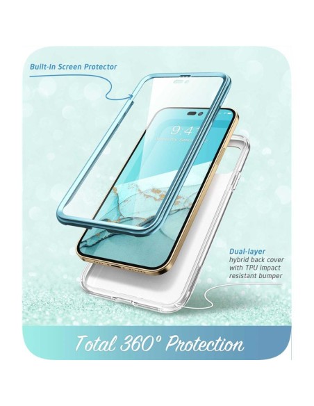 Supcase Cosmo dėklas, skirtas iPhone 14 Pro Max - mėlynas