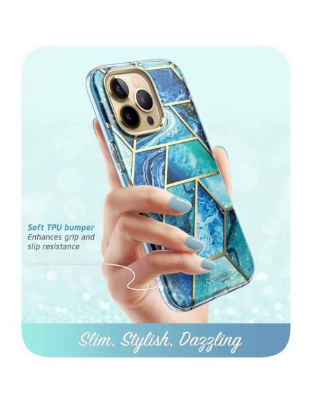 Supcase Cosmo dėklas, skirtas iPhone 14 Pro Max - mėlynas