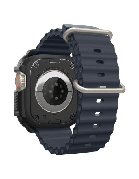 Spigen Rugged Armor dėklas Apple Watch Ultra (49 mm) - matinė juoda Spigen Rugged Armor dėklas Apple Watch Ultra (49 mm) - matinė juoda