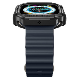 Spigen Rugged Armor dėklas Apple Watch Ultra (49 mm) - matinė juoda