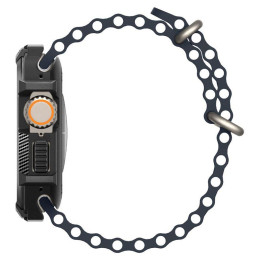 Spigen Rugged Armor dėklas Apple Watch Ultra (49 mm) - matinė juoda