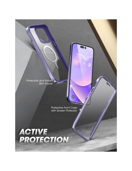 Supcase UB Edge Mag MagSafe dėklas, skirtas iPhone 14 Pro Max - violetinė Supcase UB Edge Mag MagSafe dėklas, skirtas iPhone 14 Pro Max - violetinė