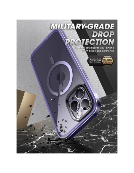 Supcase UB Edge Mag MagSafe dėklas, skirtas iPhone 14 Pro Max - violetinė Supcase UB Edge Mag MagSafe dėklas, skirtas iPhone 14 Pro Max - violetinė