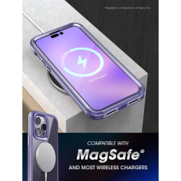Supcase UB Edge Mag MagSafe dėklas, skirtas iPhone 14 Pro Max - violetinė