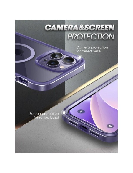 Supcase UB Edge Mag MagSafe dėklas, skirtas iPhone 14 Pro Max - violetinė Supcase UB Edge Mag MagSafe dėklas, skirtas iPhone 14 Pro Max - violetinė