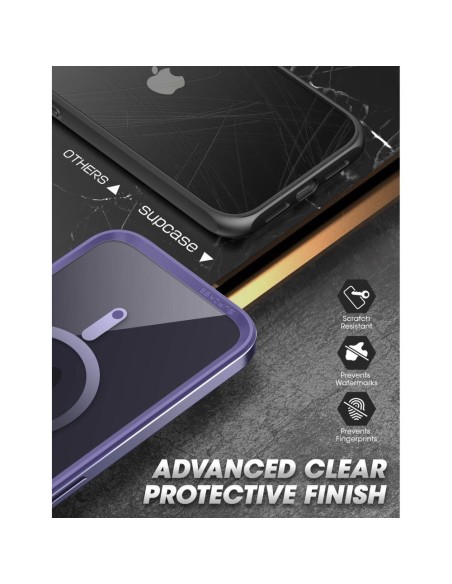 Supcase UB Edge Mag MagSafe dėklas, skirtas iPhone 14 Pro Max - violetinė Supcase UB Edge Mag MagSafe dėklas, skirtas iPhone 14 Pro Max - violetinė