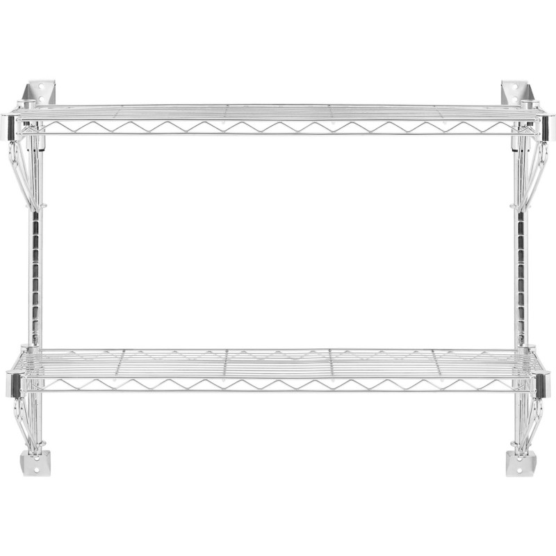 Dvigubos vielos sieninė lentyna iki 60 kg 90 x 35 x 60 cm
