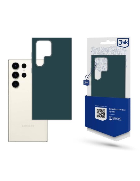 3mk matinis dėklas, skirtas Samsung Galaxy S23 Ultra – žalias 3mk matinis dėklas, skirtas Samsung Galaxy S23 Ultra – žalias