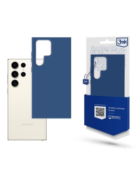 3mk matinis dėklas, skirtas Samsung Galaxy S23 Ultra – mėlynas 3mk matinis dėklas, skirtas Samsung Galaxy S23 Ultra – mėlynas