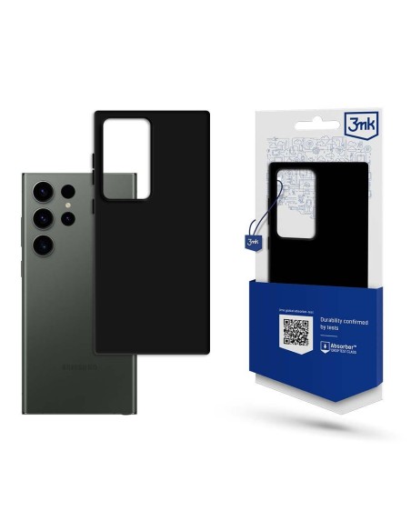 3mk matinis dėklas, skirtas Samsung Galaxy S23 Ultra – juodas 3mk matinis dėklas, skirtas Samsung Galaxy S23 Ultra – juodas