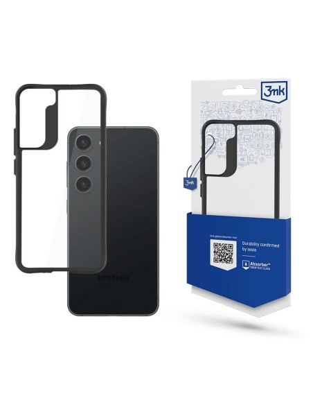 3mk Satin Armor Case+ dėklas, skirtas Samsung Galaxy S23+ - skaidrus