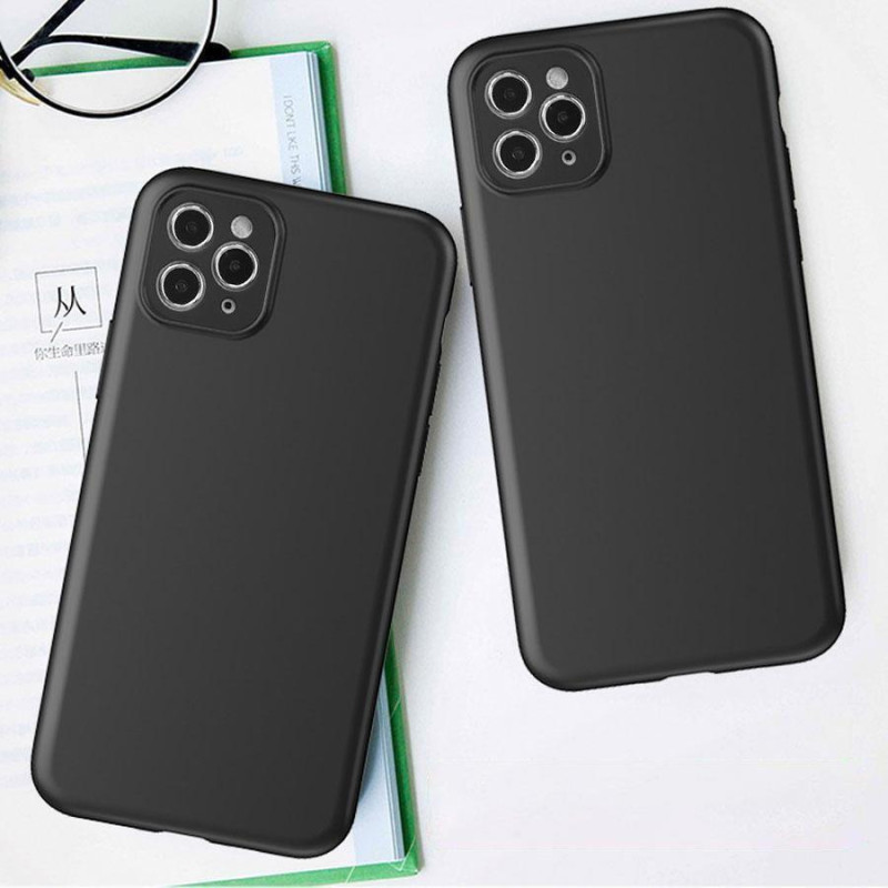 Minkštas dėklas, skirtas Google Pixel 7 Pro, plonas silikoninis dangtelis, juodas