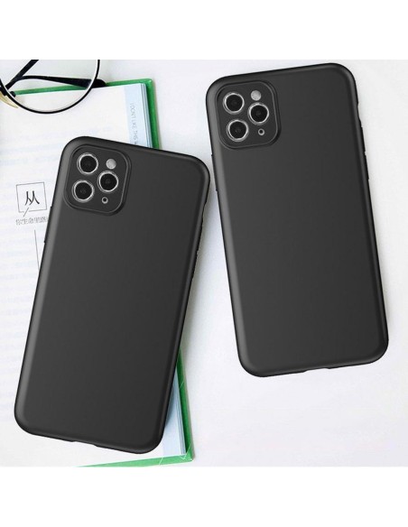 Minkštas dėklas, skirtas Google Pixel 7 Pro, plonas silikoninis dangtelis, juodas Minkštas dėklas, skirtas Google Pixel 7 Pro, plonas silikoninis dangtelis, juodas