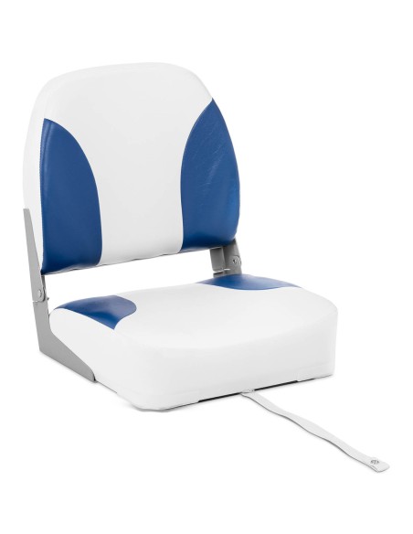 Sulankstomas fotelis motorlaivui 38 x 42 x 51 cm balta ir mėlyna Sulankstomas fotelis motorlaivui 38 x 42 x 51 cm balta ir mėlyna