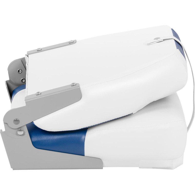 Sulankstomas fotelis motorlaivui 38 x 42 x 51 cm balta ir mėlyna