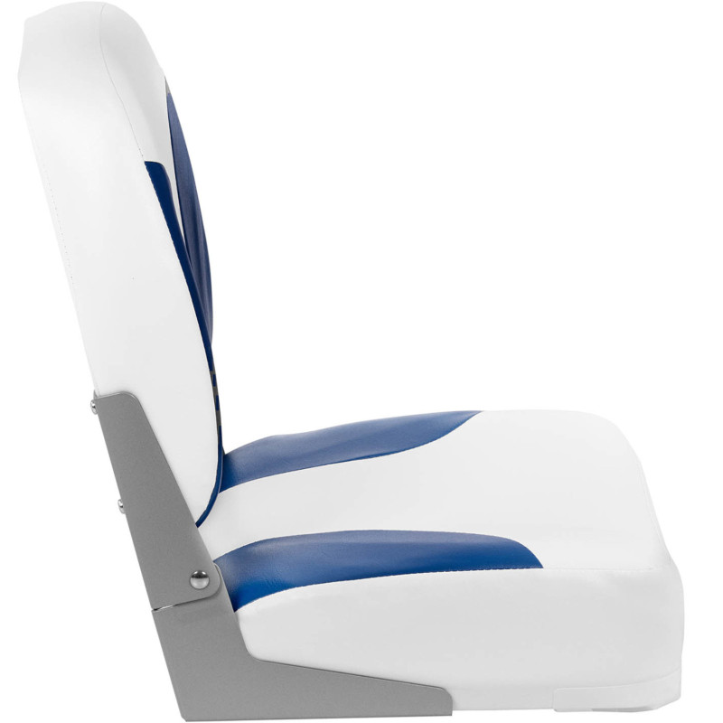 Sulankstomas fotelis motorlaivui 38 x 42 x 51 cm balta ir mėlyna