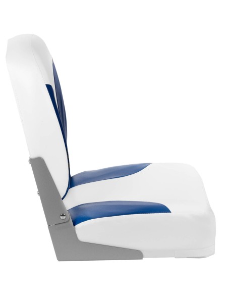Sulankstomas fotelis motorlaivui 38 x 42 x 51 cm balta ir mėlyna Sulankstomas fotelis motorlaivui 38 x 42 x 51 cm balta ir mėlyna