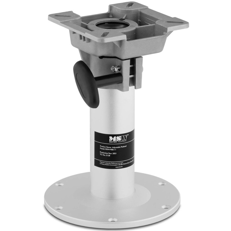 Kojos pagrindo rėmas valties kėdės pasukimui 22 cm aukštis 333-470 mm