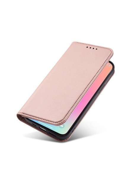 Magnetinės kortelės dėklas, skirtas Samsung Galaxy S23+ dangtelis su atvartu, rožinės spalvos piniginės stovu Magnetinės kortelės dėklas, skirtas Samsung Galaxy S23+ dangtelis su atvartu, rožinės spalvos piniginės stovu