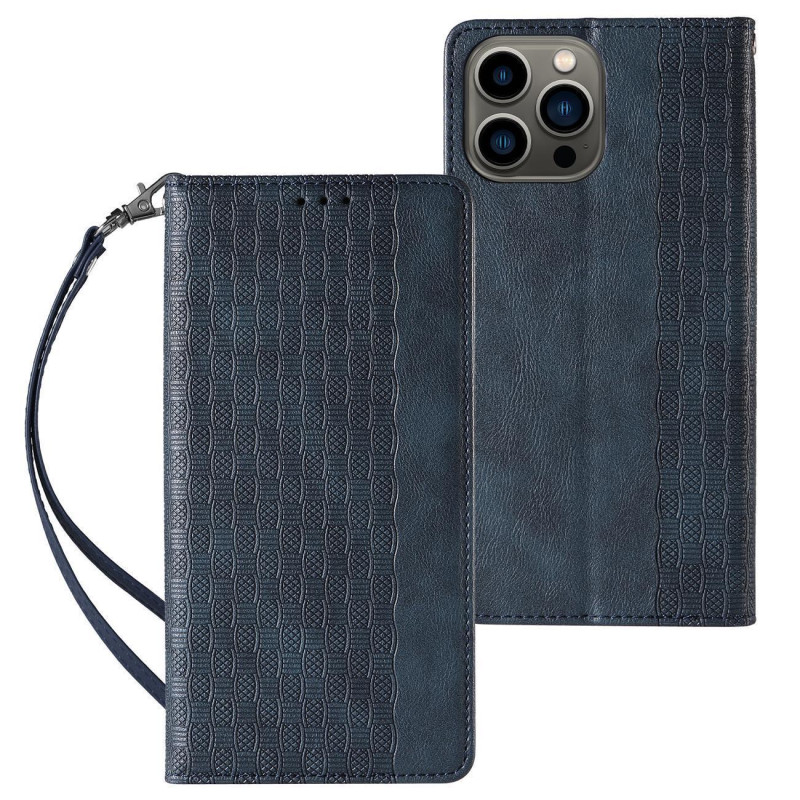 Magnetinio dirželio dėklas, skirtas Samsung Galaxy S23+ atverčiamas dangtelis piniginės mini dirželio stovas mėlynas Magnetinio dirželio dėklas, skirtas Samsung Galaxy S23+ atverčiamas dangtelis piniginės mini dirželio stovas mėlynas