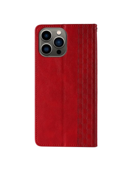 Magnetinio dirželio dėklas, skirtas Samsung Galaxy S23+ atverčiamas dangtelis piniginės mini dirželio stovas raudonas Magnetinio dirželio dėklas, skirtas Samsung Galaxy S23+ atverčiamas dangtelis piniginės mini dirželio stovas raudonas