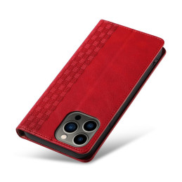 Magnetinio dirželio dėklas, skirtas Samsung Galaxy S23+ atverčiamas dangtelis piniginės mini dirželio stovas raudonas