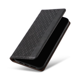 Magnetinio dirželio dėklas, skirtas Samsung Galaxy S23 Ultra atverčiamas dangtelis piniginės mini dirželio stovas juodas